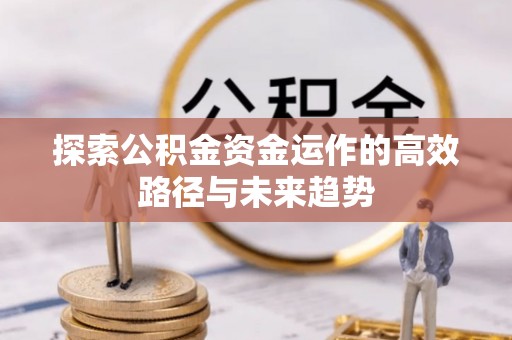 尖山探索公积金资金运作的高效路径与未来趋势