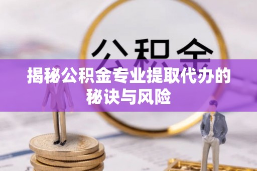 尖山揭秘公积金专业提取代办的秘诀与风险