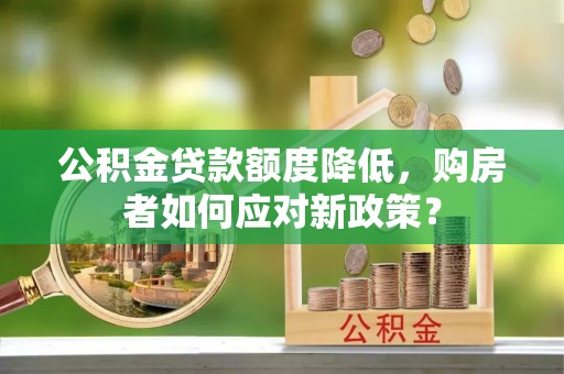 尖山公积金贷款额度降低，购房者如何应对新政策？