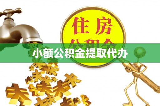 尖山小额公积金提取代办
