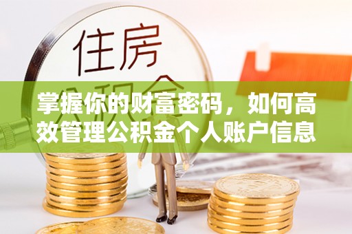 尖山掌握你的财富密码，如何高效管理公积金个人账户信息
