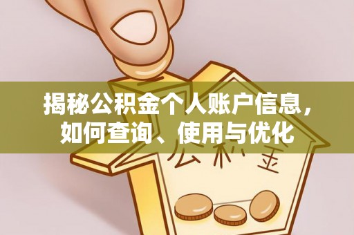 尖山揭秘公积金个人账户信息，如何查询、使用与优化