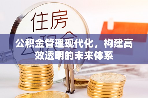 尖山公积金管理现代化，构建高效透明的未来体系