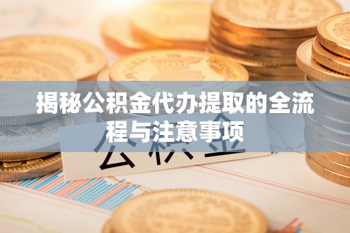 尖山揭秘公积金代办提取的全流程与注意事项