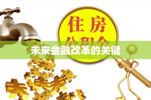 尖山未来金融改革的关键