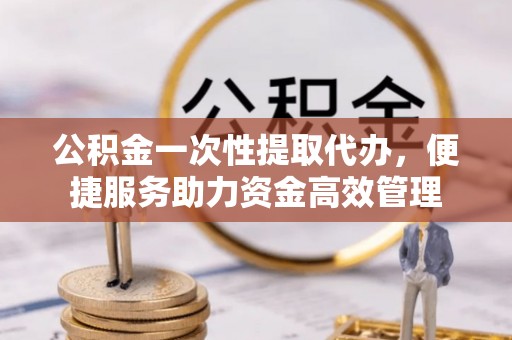尖山公积金一次性提取代办，便捷服务助力资金高效管理