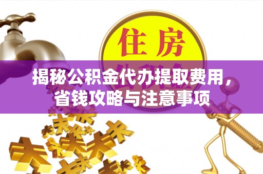 尖山揭秘公积金代办提取费用，省钱攻略与注意事项