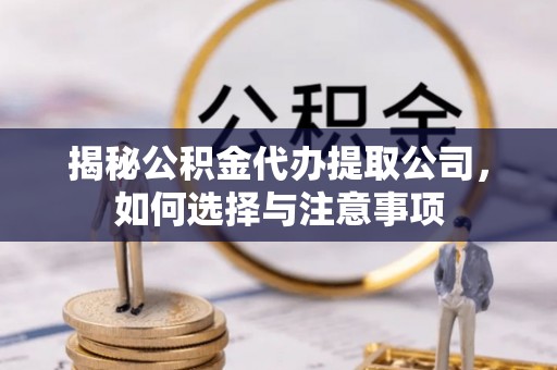 尖山揭秘公积金代办提取公司，如何选择与注意事项