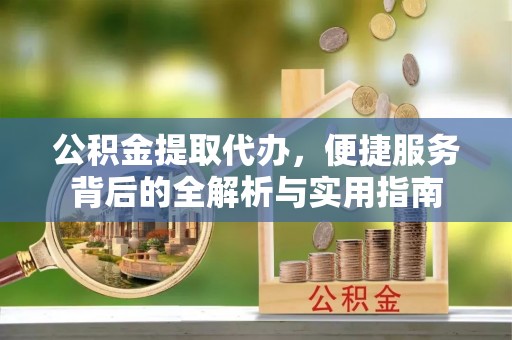 尖山公积金提取代办，便捷服务背后的全解析与实用指南